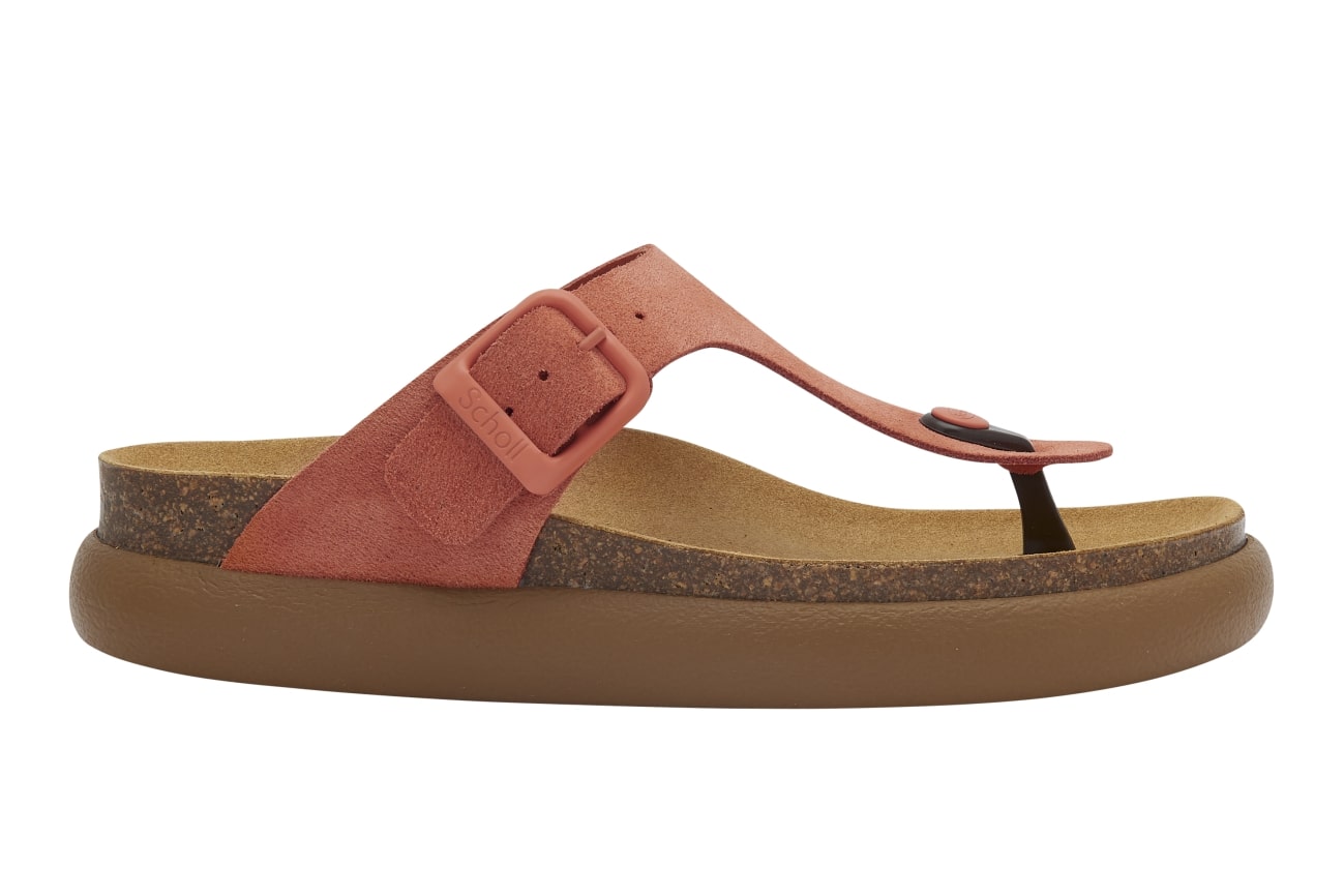 SCHOLL anais chunky SUEDE CORAL