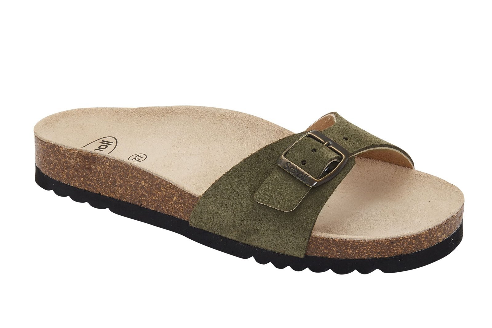 SCHOLL estelle SUEDE KHAKI