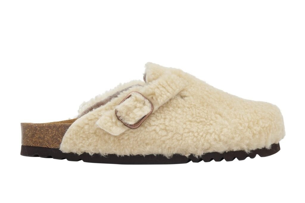 SCHOLL fae synthetic shearling BEIGE