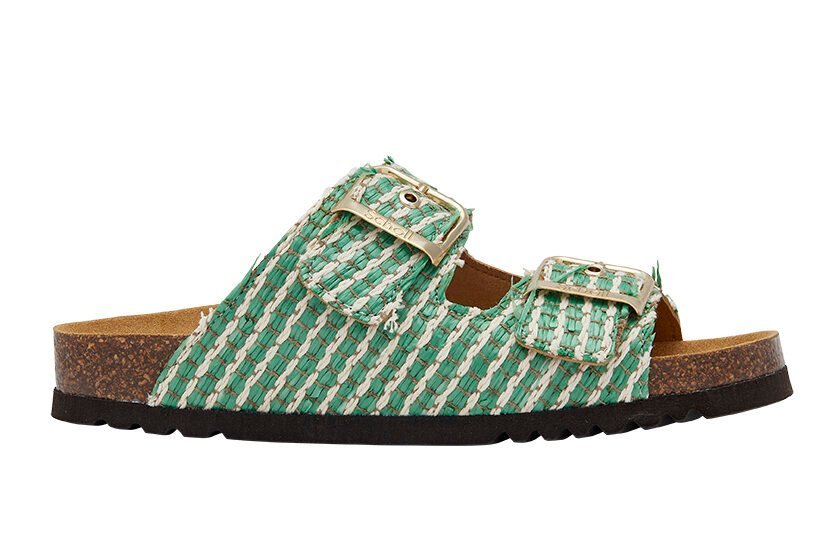 SCHOLL noelle RAFFIA GREEN