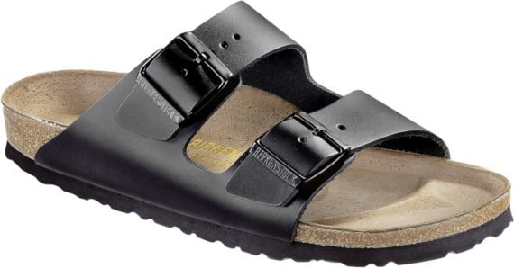 BIRKENSTOCK Arizona BLACK Leder Smal