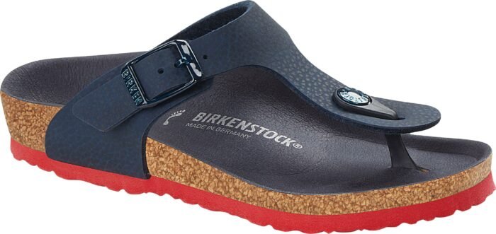 BIRKENSTOCK Gizeh Kids Desert Soil BLUE RED Smal