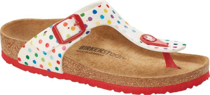 BIRKENSTOCK Gizeh Kids Digital Dots WHITE Smal