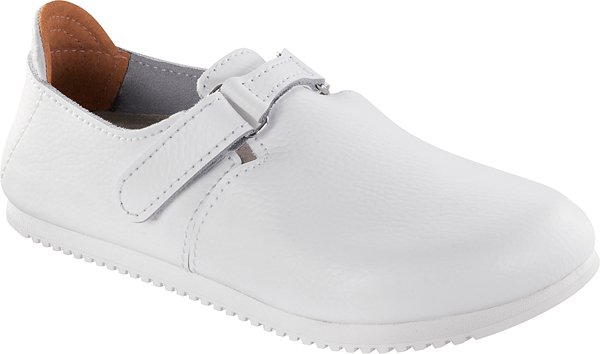 BIRKENSTOCK Linz WHITE Leder Supergrip Breed