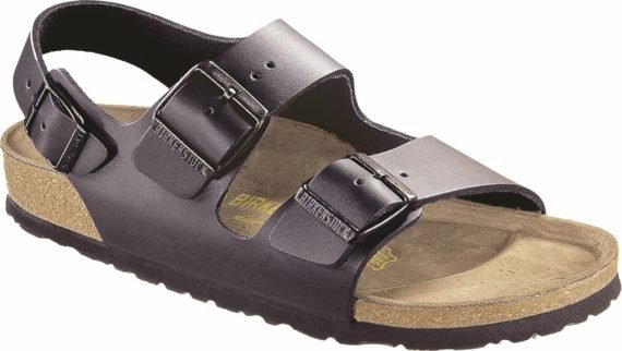 BIRKENSTOCK Milano BLACK Leder Smal