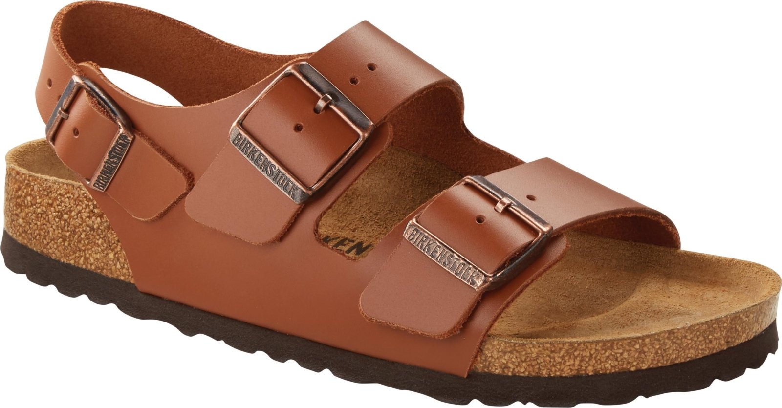 BIRKENSTOCK Milano GINGER BROWN Leder Smal