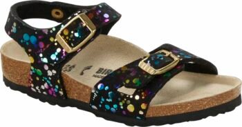 BIRKENSTOCK Rio Kids Confetti BLACK Smal