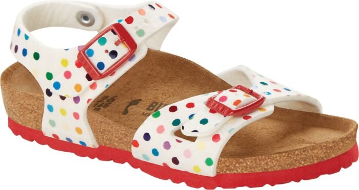 BIRKENSTOCK Rio Kids Digital Dots WHITE Smal