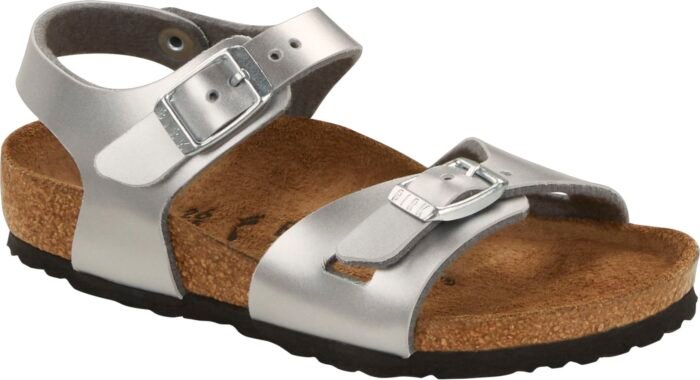 BIRKENSTOCK Rio Kids ELECTRIC METALLIC SILVER Smal