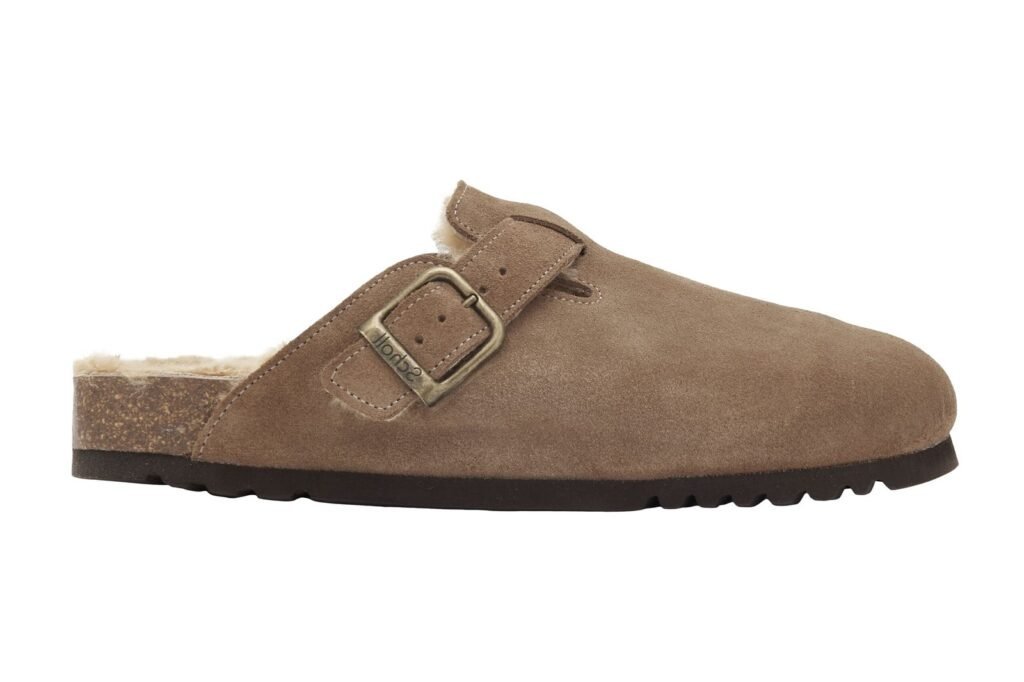 SCHOLL olivier suede shearling TAUPE