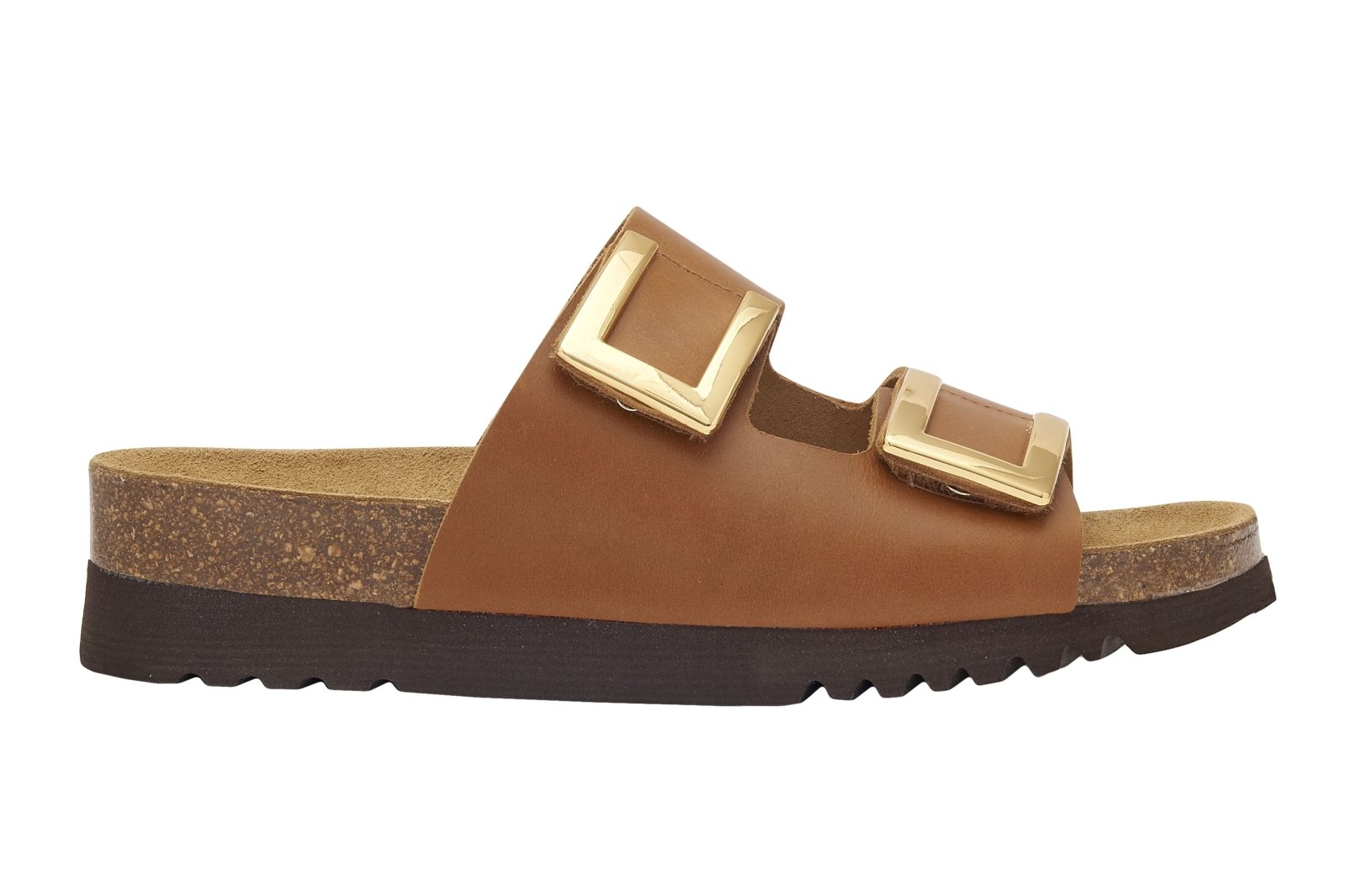 SCHOLL monterey 2 straps COGNAC