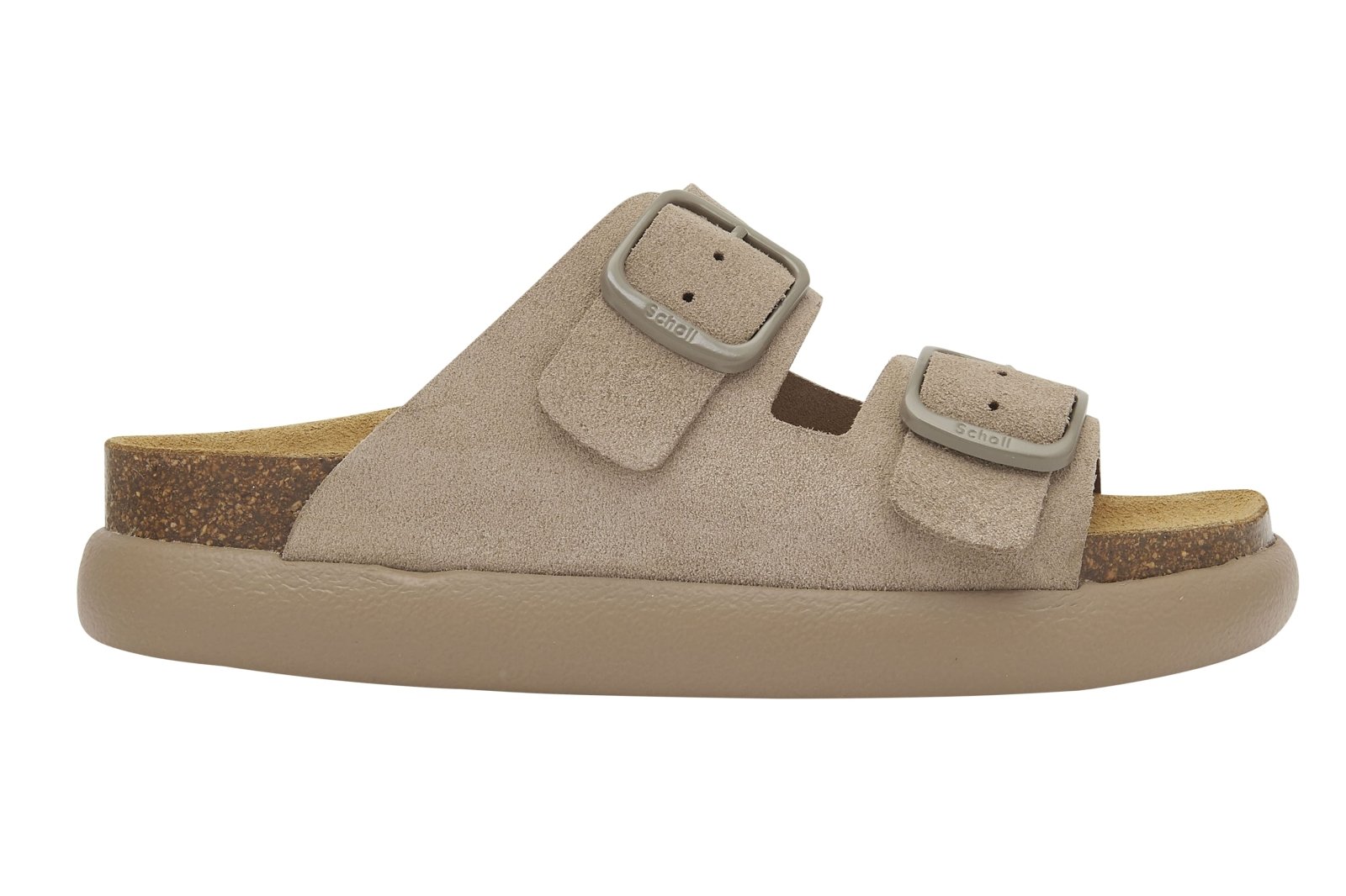 SCHOLL noelle chunky SUEDE DARK BEIGE