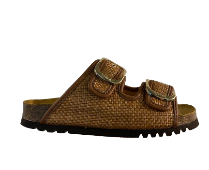 SCHOLL noelle raffia COGNAC